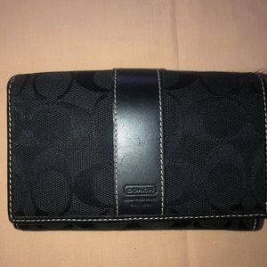 COACH Black Wallet